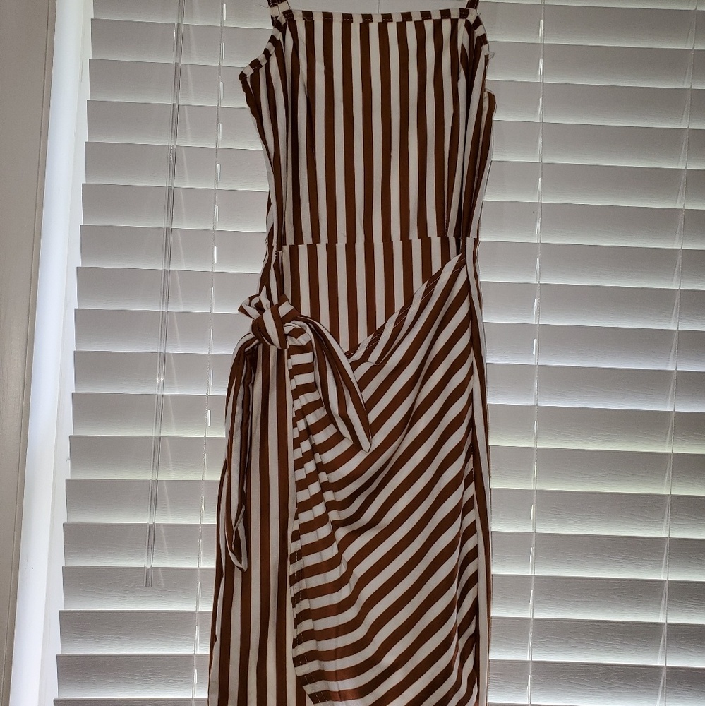 Faux wrap Tank dress